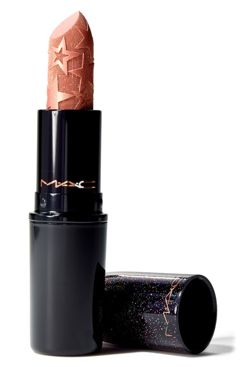 MAC Kiss of Stars Lipstick, Main, color, GOLD STAR