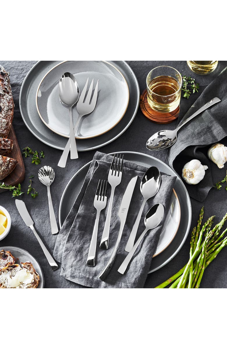 ZWILLING Bellasera 45-Piece Flatware Set, Alternate, color, Stainless Steel