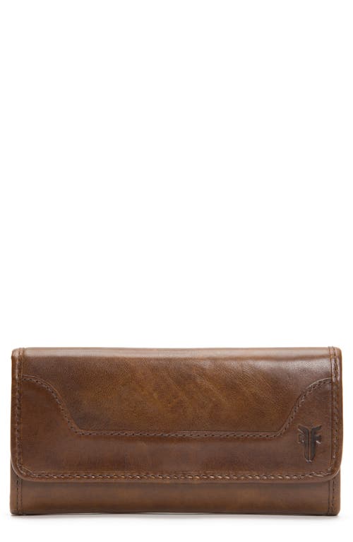 Frye Melissa Leather Wallet In Brown