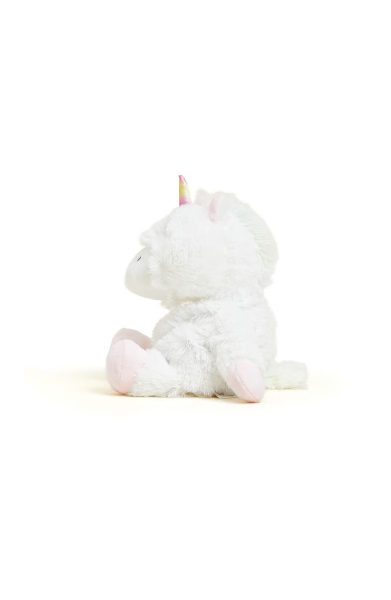 Warmies Unicorn Junior Plush Toy, Alternate, color, White