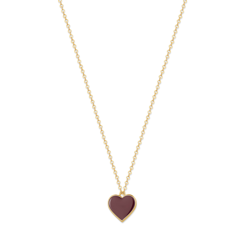 Single Hearted Girl Heart Necklace
