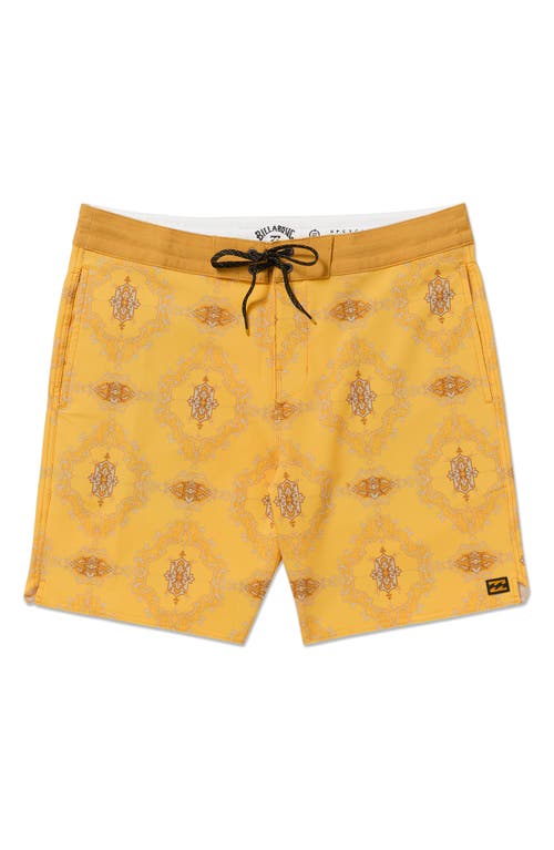 Billabong Good Times Lo Tide Board Shorts In Yellow