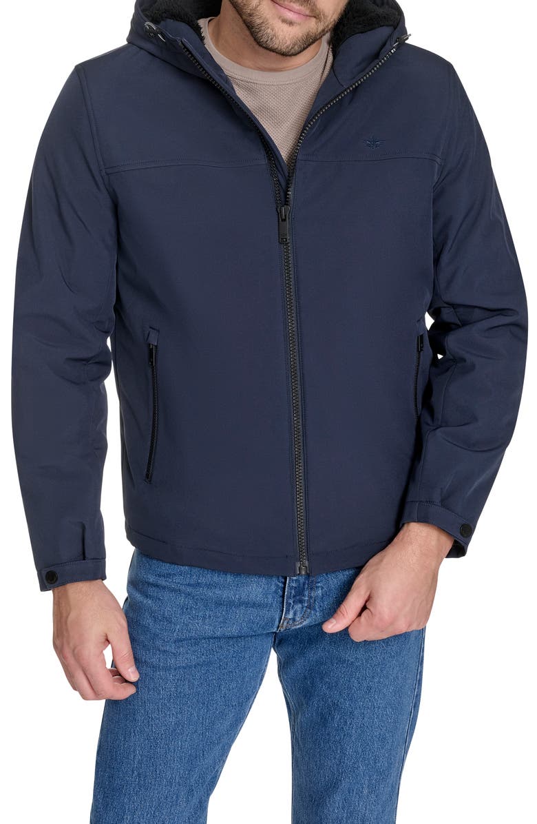 Dockers<sup>®</sup> Fleece Lined Soft Shell Jacket, Alternate, color, Midnight