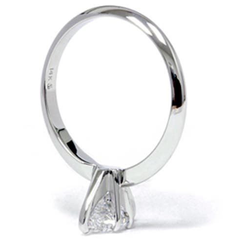 Bliss Diamond Certified 1ct Marquise Diamond Engagement Ring 14k Gold Lab Grown In Silver