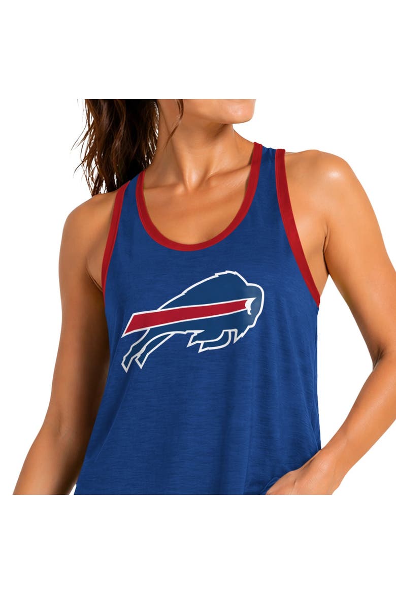 Women's G-III 4Her by Carl Banks Royal Buffalo Bills Tater II Racerback Tank Top, Alternate, color, Royal