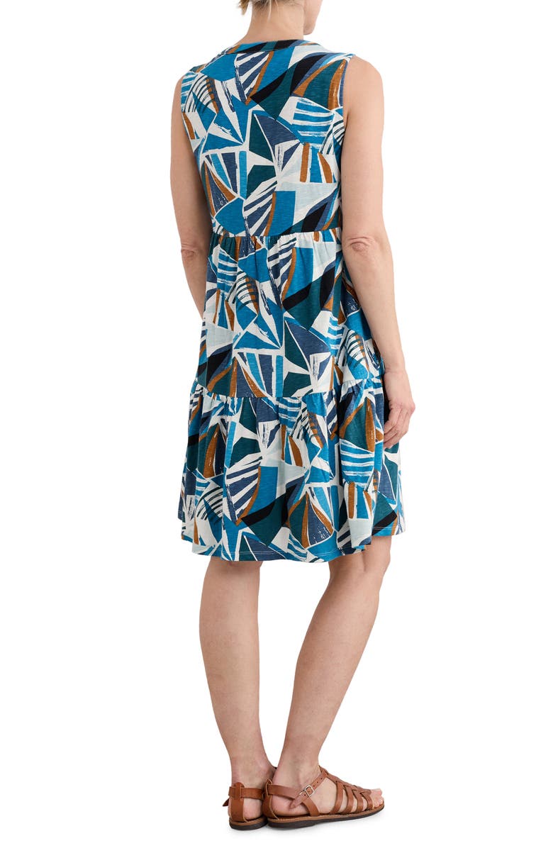 Seasalt Cornwall Bodelva Sleeveless Jersey Dress, Alternate, color, Spinnaker Sails Oil Paint