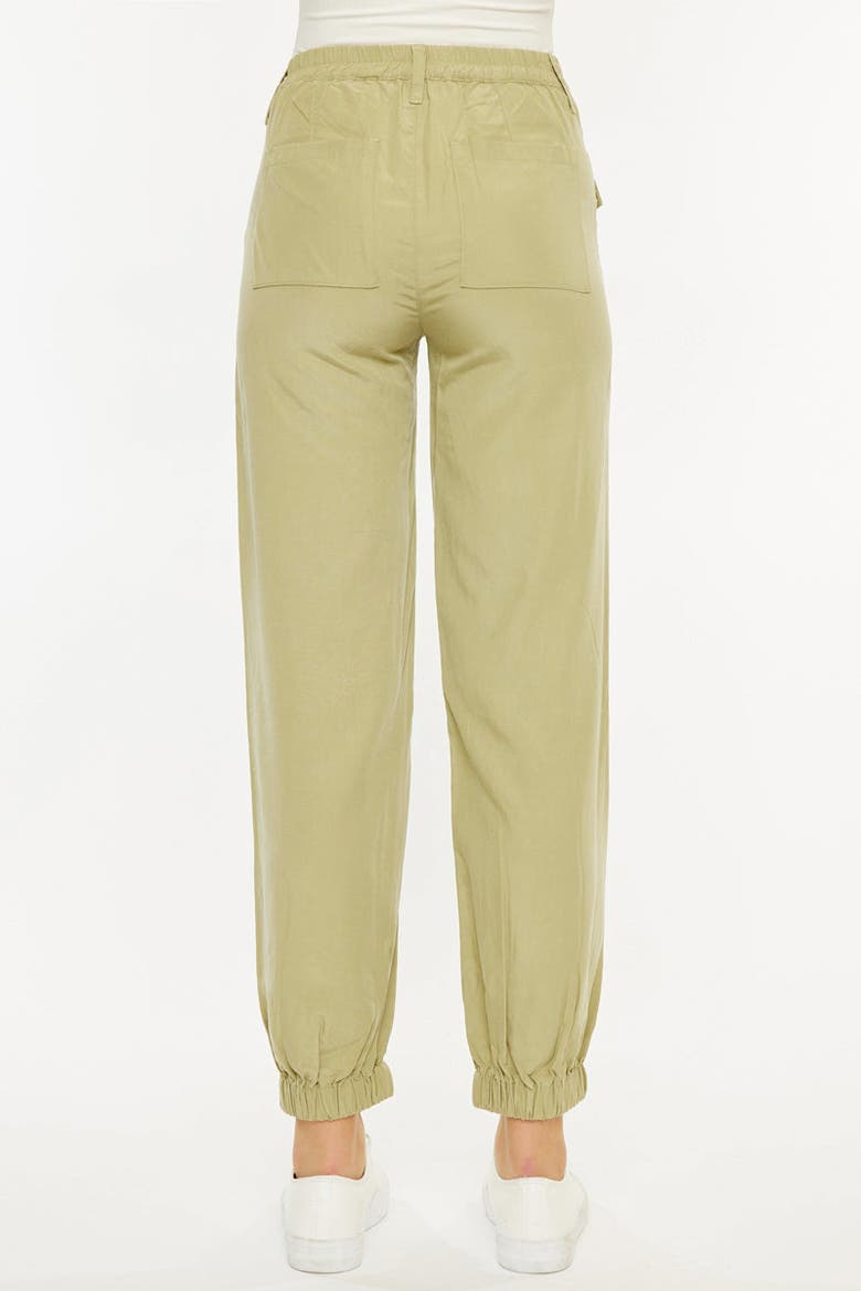 Karla Ultra High Rise Cargo Pants, Alternate, color, Sage