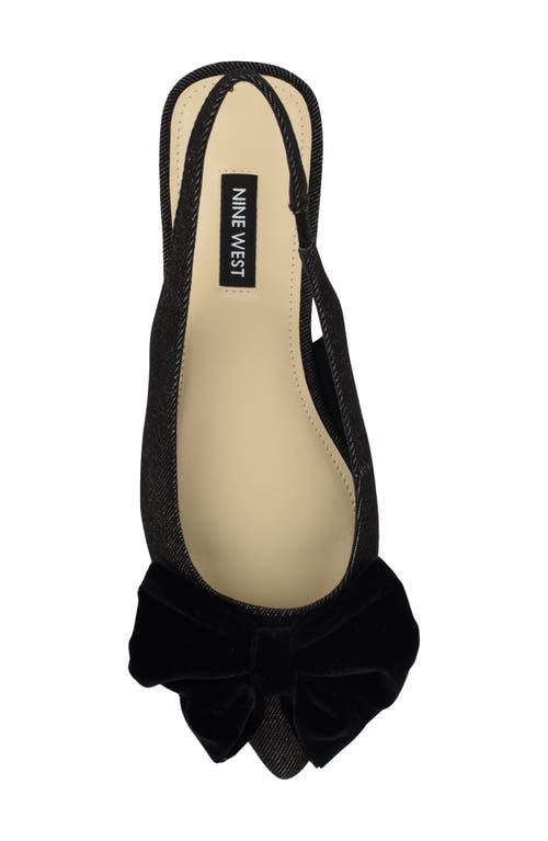Nine West Daylo 7 Womens Knit Slip On Heels In Black 001
