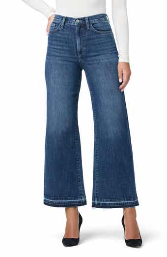 Joe's Release Hem High Waist Ankle Wide Leg Jeans