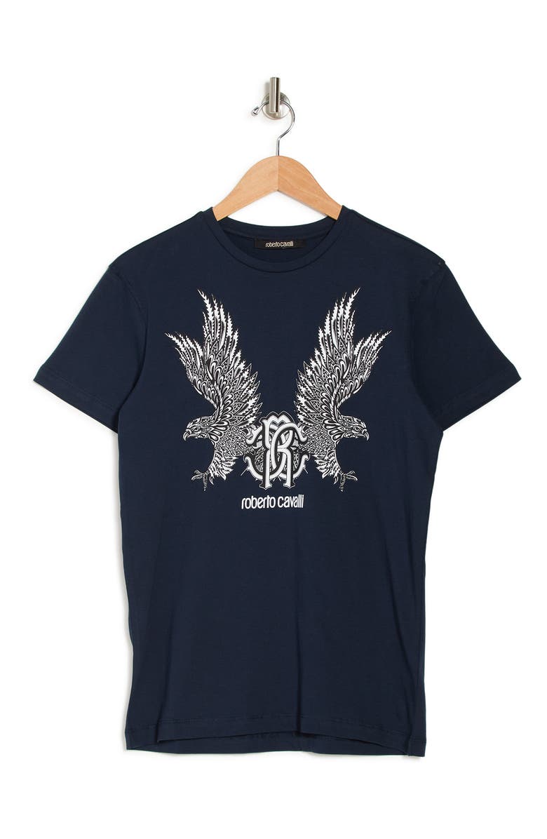 Roberto Cavalli Graphic T-Shirt, Alternate, color, 
