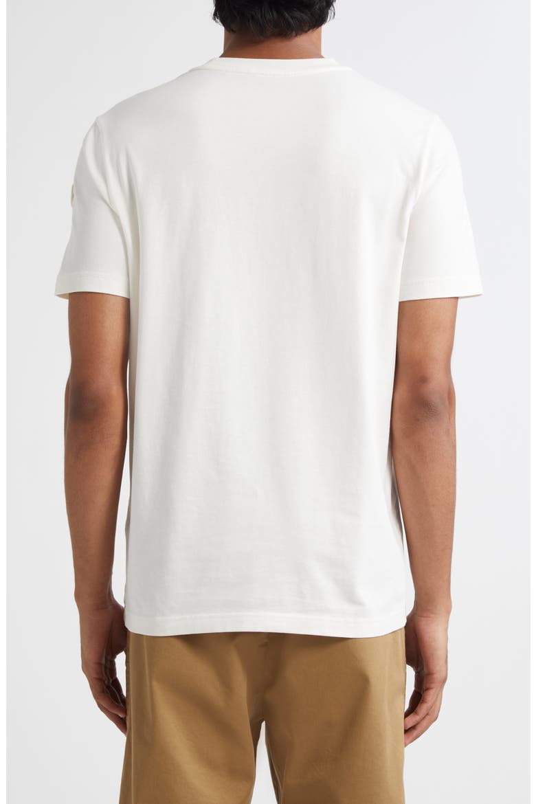Monogram Logo Cotton T-Shirt, Alternate, color, BRIGHT WHITE