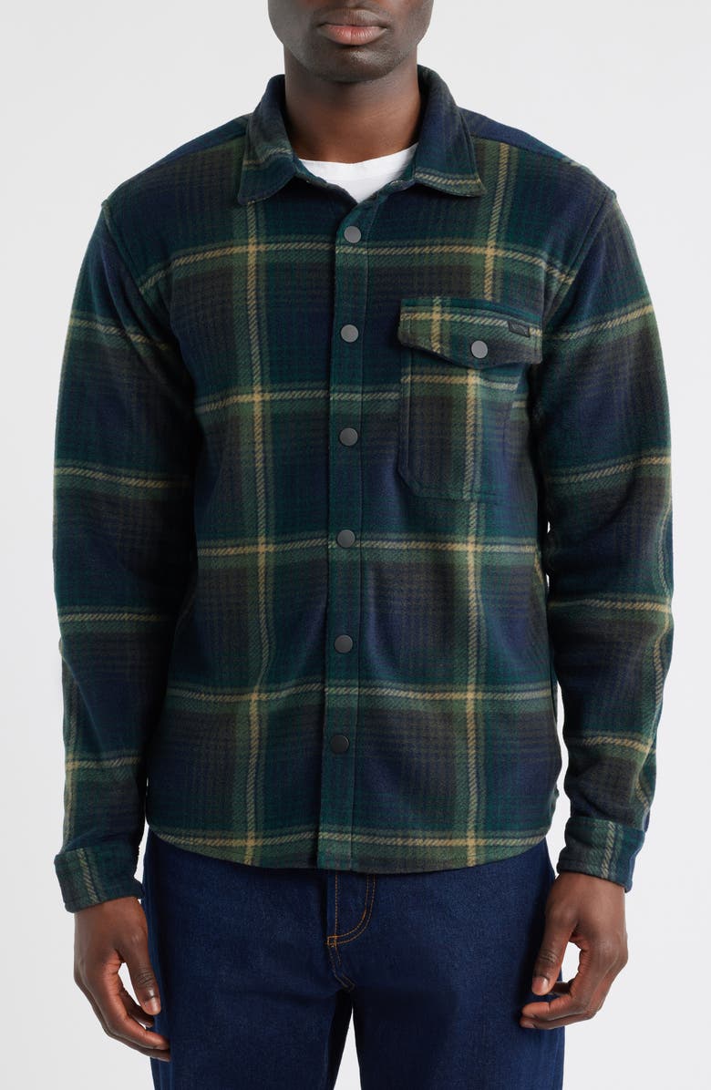 Billabong Furnace Flannel Button-Up Shirt, Alternate, color, Midnight