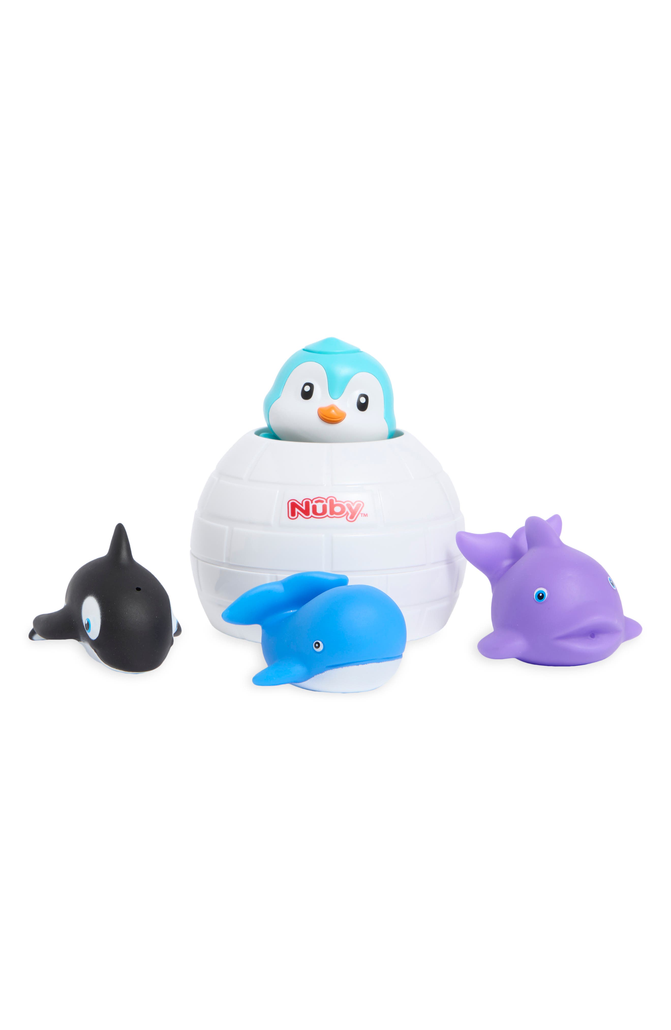 Penguin 5-Piece Squirter Bath Toy Set