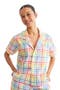 selected Ivory Rainbow Plaid