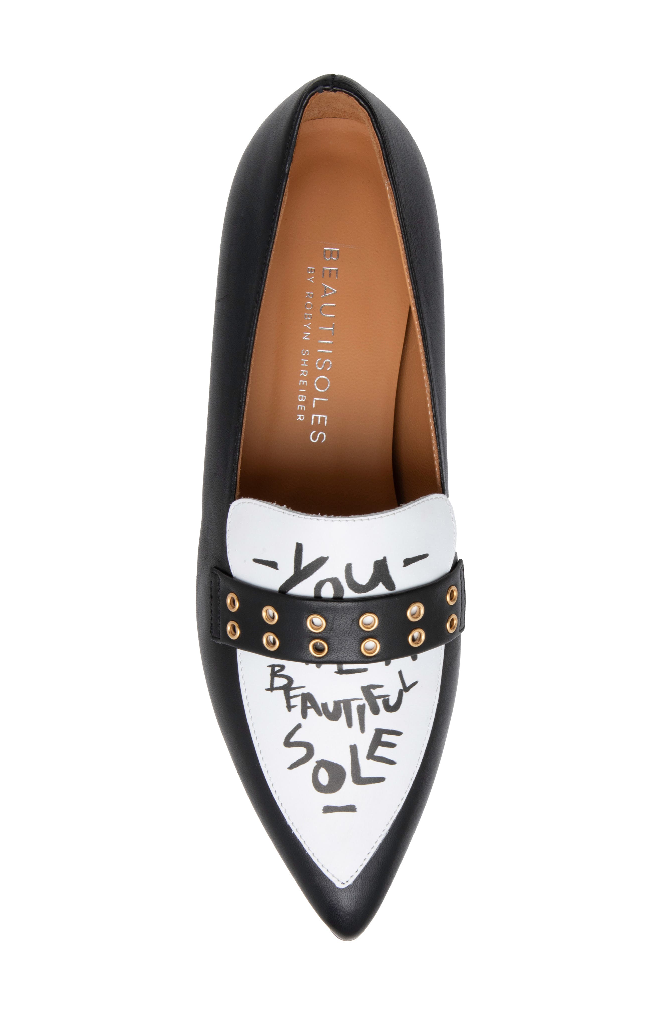 BEAUTIISOLES Cecily Pointed Toe Loafer, Alternate, color, 