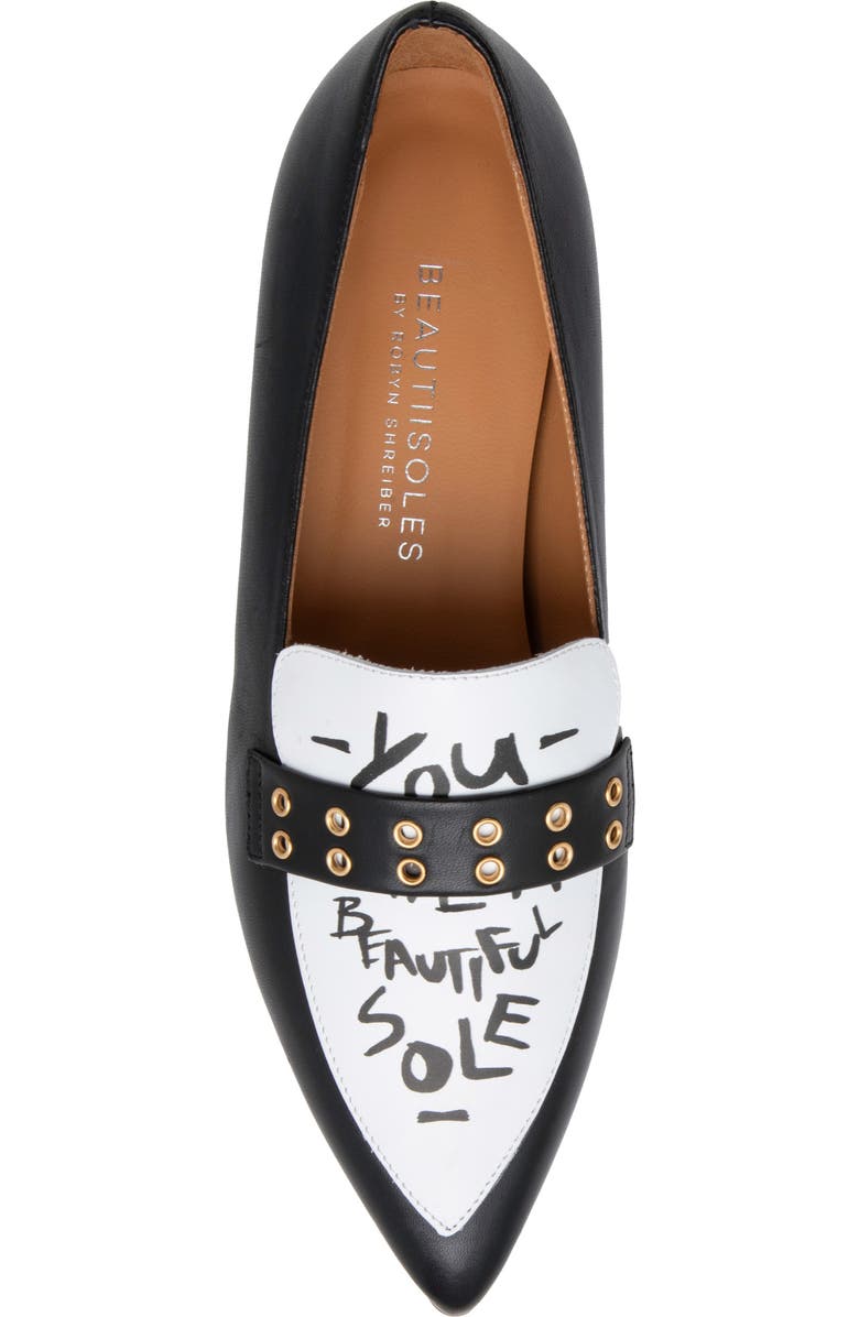 BEAUTIISOLES Cecily Pointed Toe Loafer, Alternate, color,