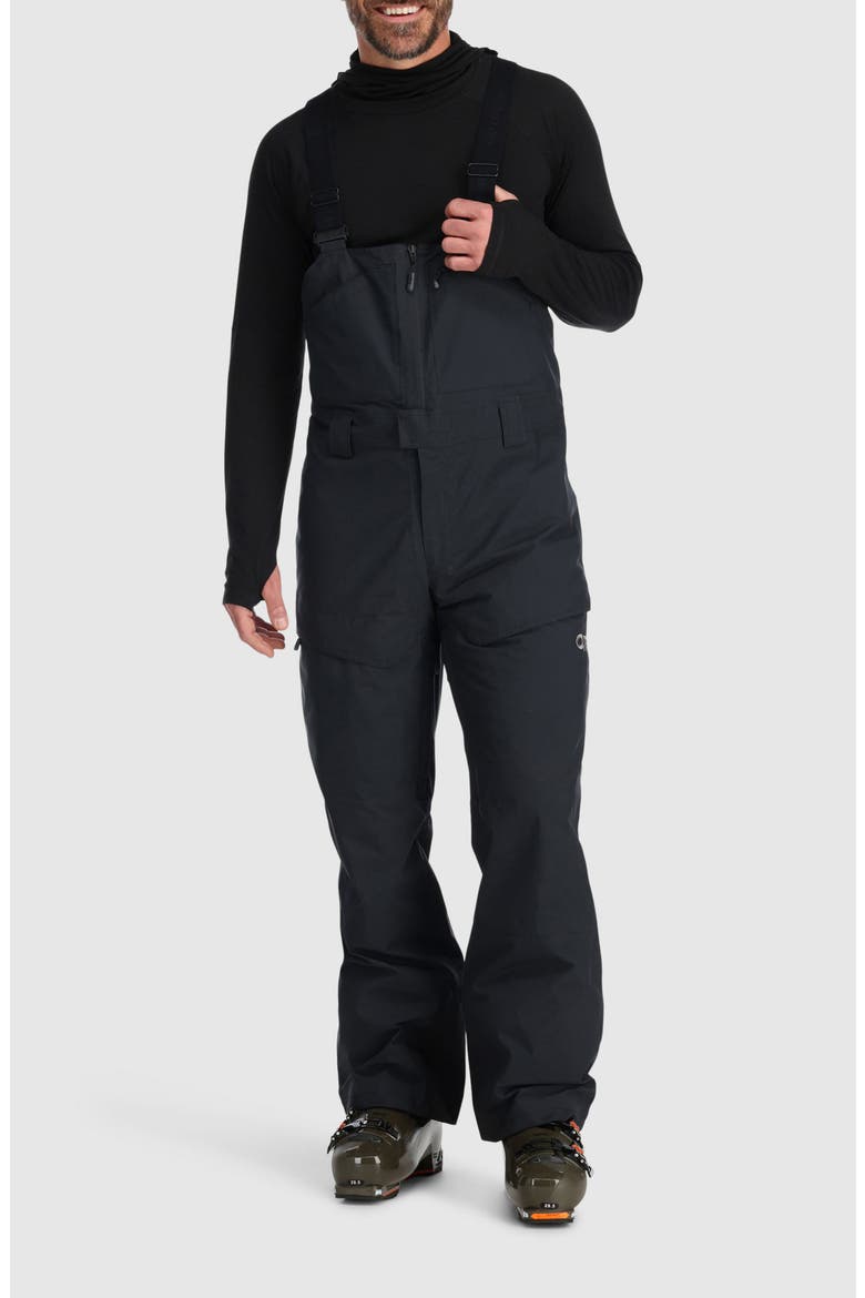 Snowcrew Waterproof Insulated Bibs, Main, color, BLACK