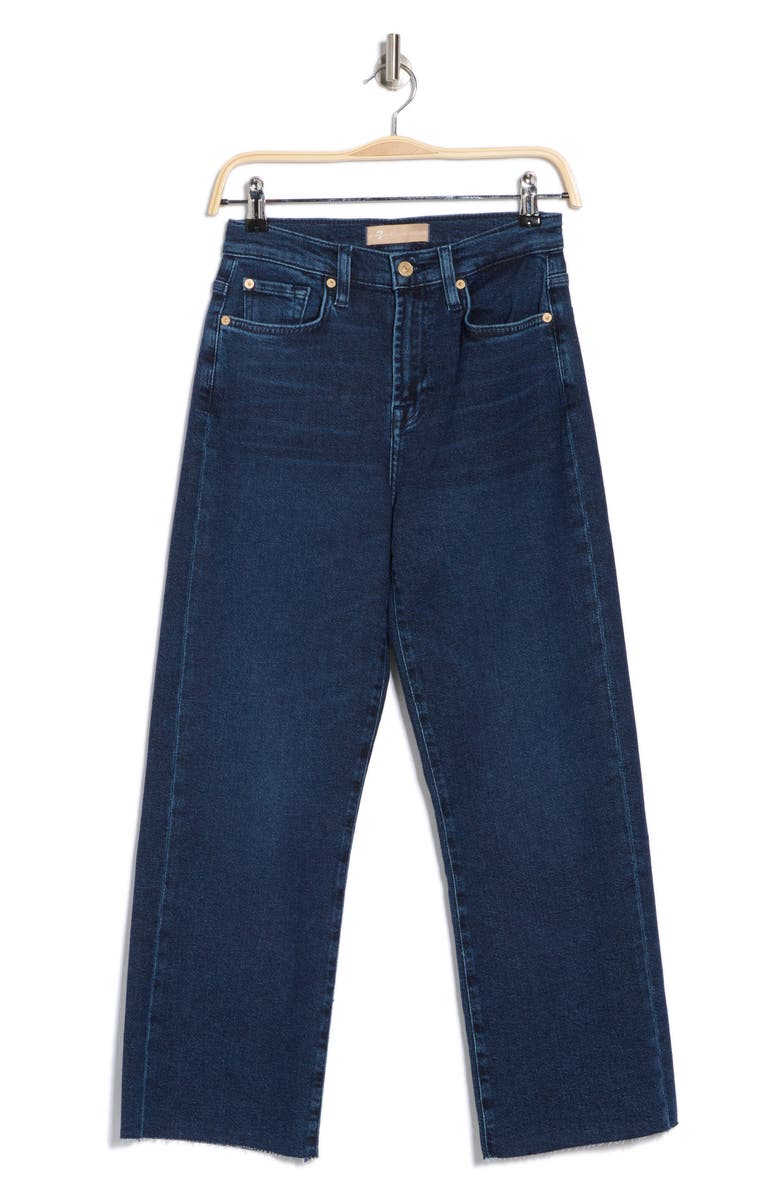 7 For All Mankind Alexa High Waist Crop Straight Leg Jeans, Alternate, color, Paradise Cove