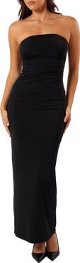 Petal & Pup Brixley Strapless Body-Con Maxi Dress