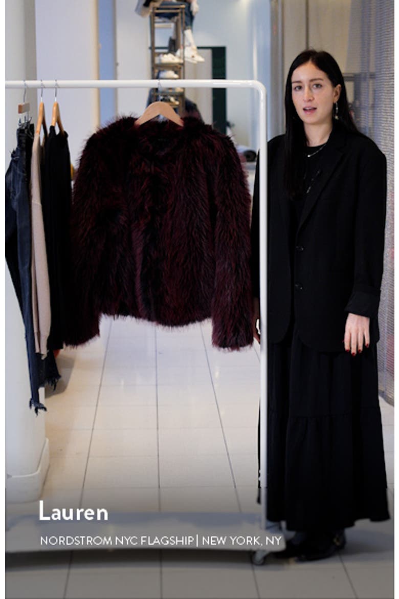 Happy Hour Faux Fur Jacket video