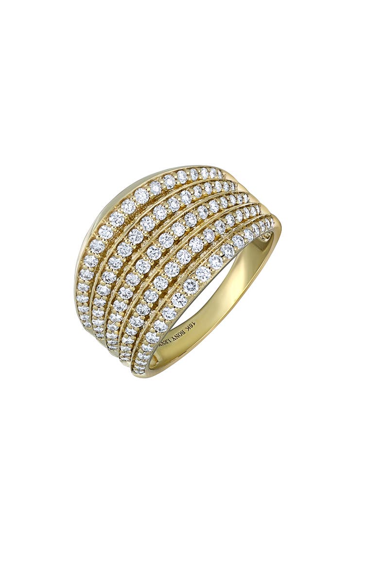 Diamond Pavé Statement Ring, Main, color, 18K YELLOW GOLD