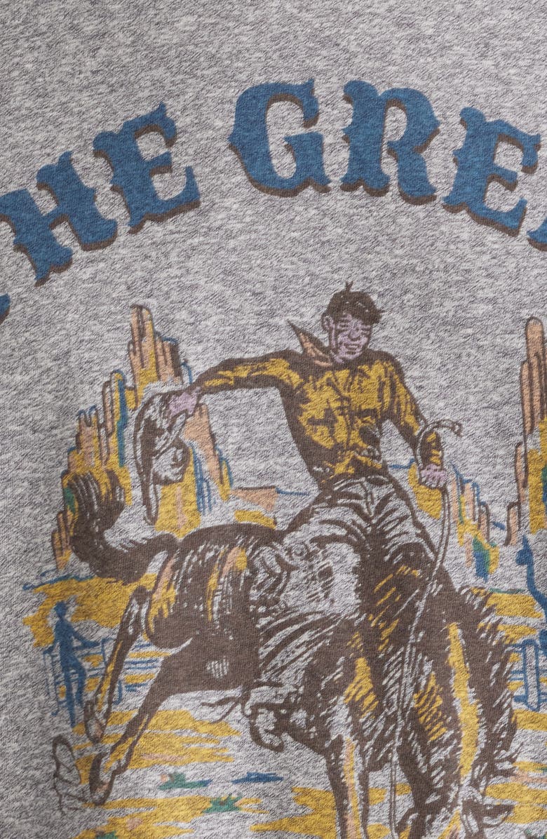 THE GREAT. The Boxy Rodeo Cotton Graphic T-Shirt, Alternate, color, 