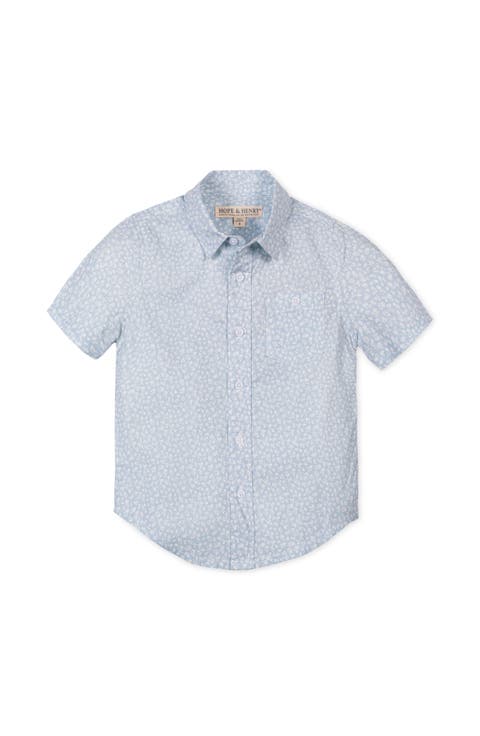 Kids' Linen Short Sleeve Shirt (Little Kid and Big Kid)