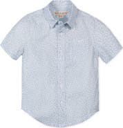Hope & Henry Kids' Linen Short Sleeve Shirt