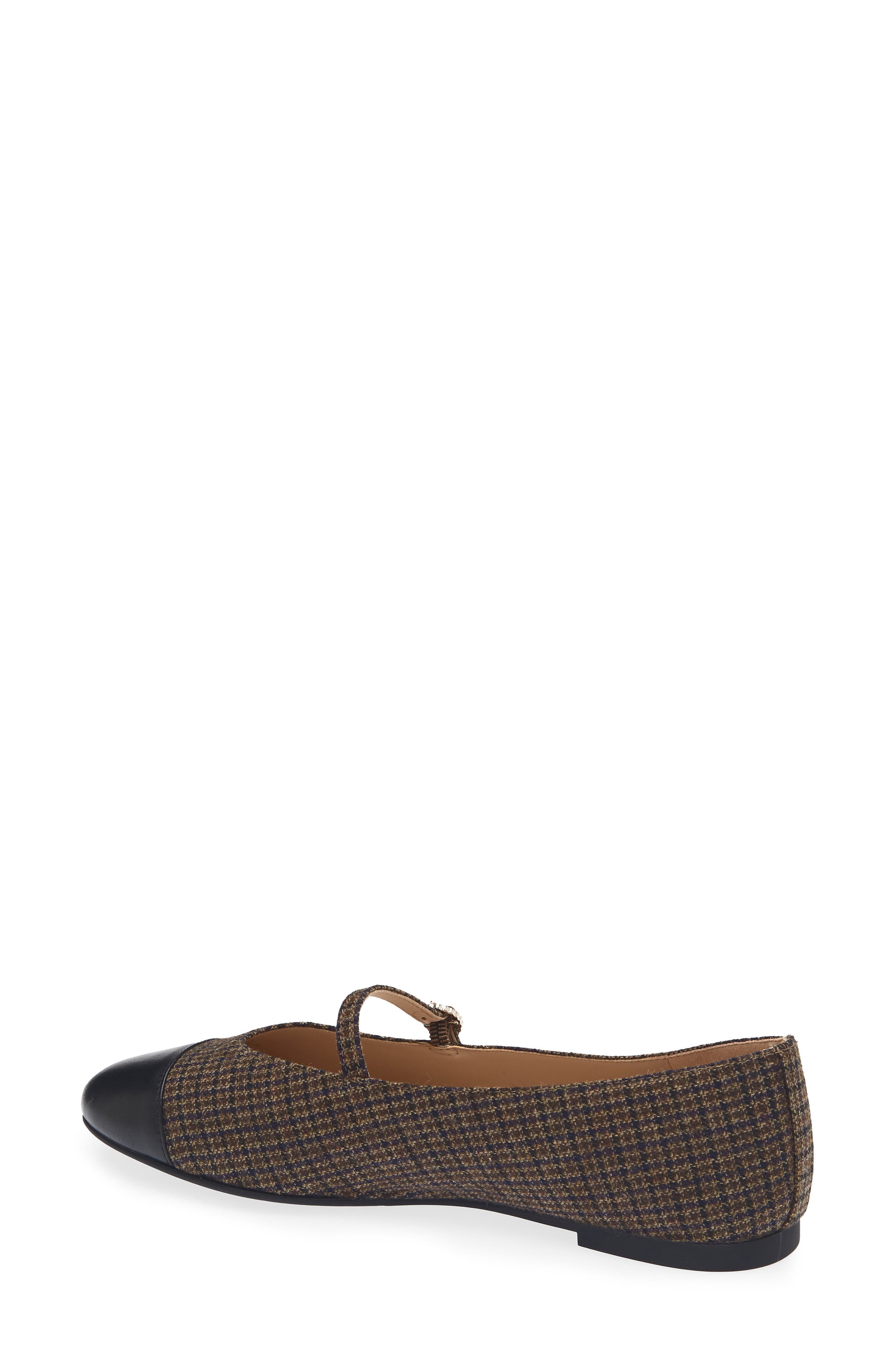 Sinclair Mary Jane Flat, Alternate, color, BROWN MULTI/ BLACK