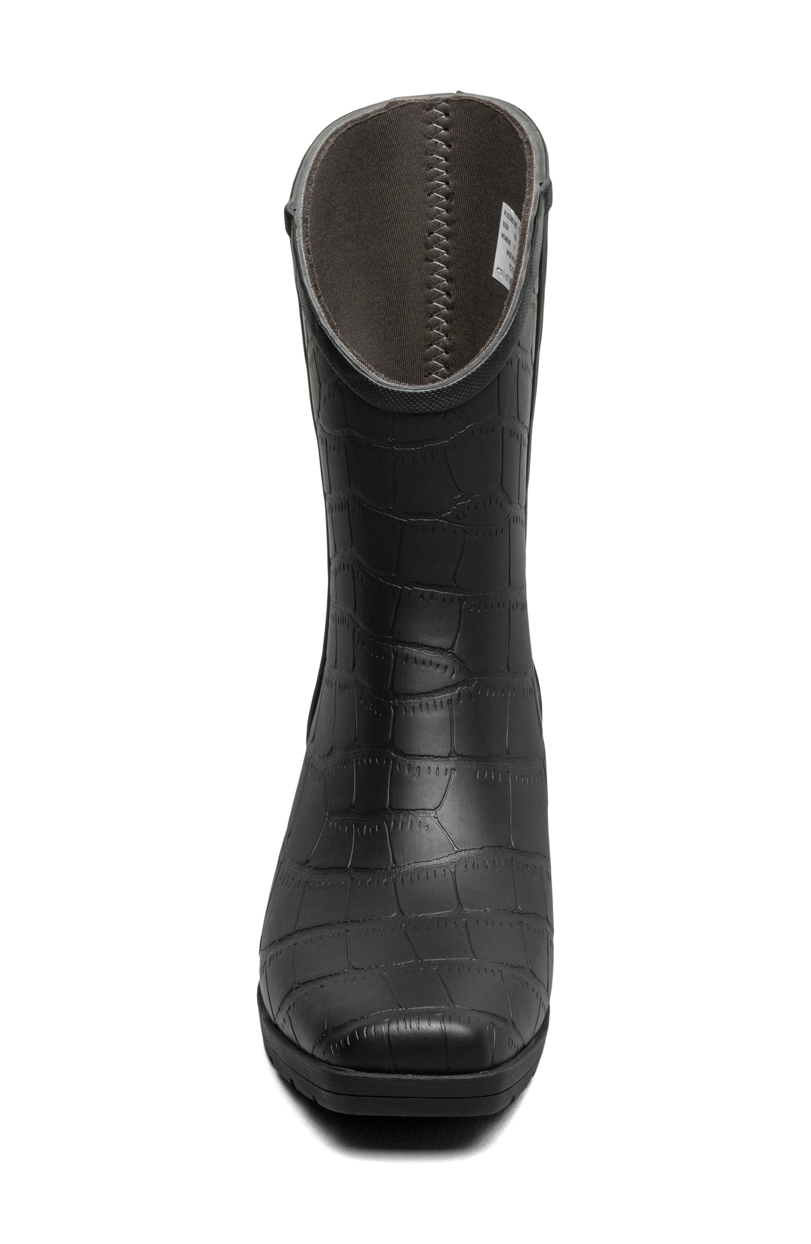 Jolene Waterproof Mid Boot, Alternate, color, BLACK