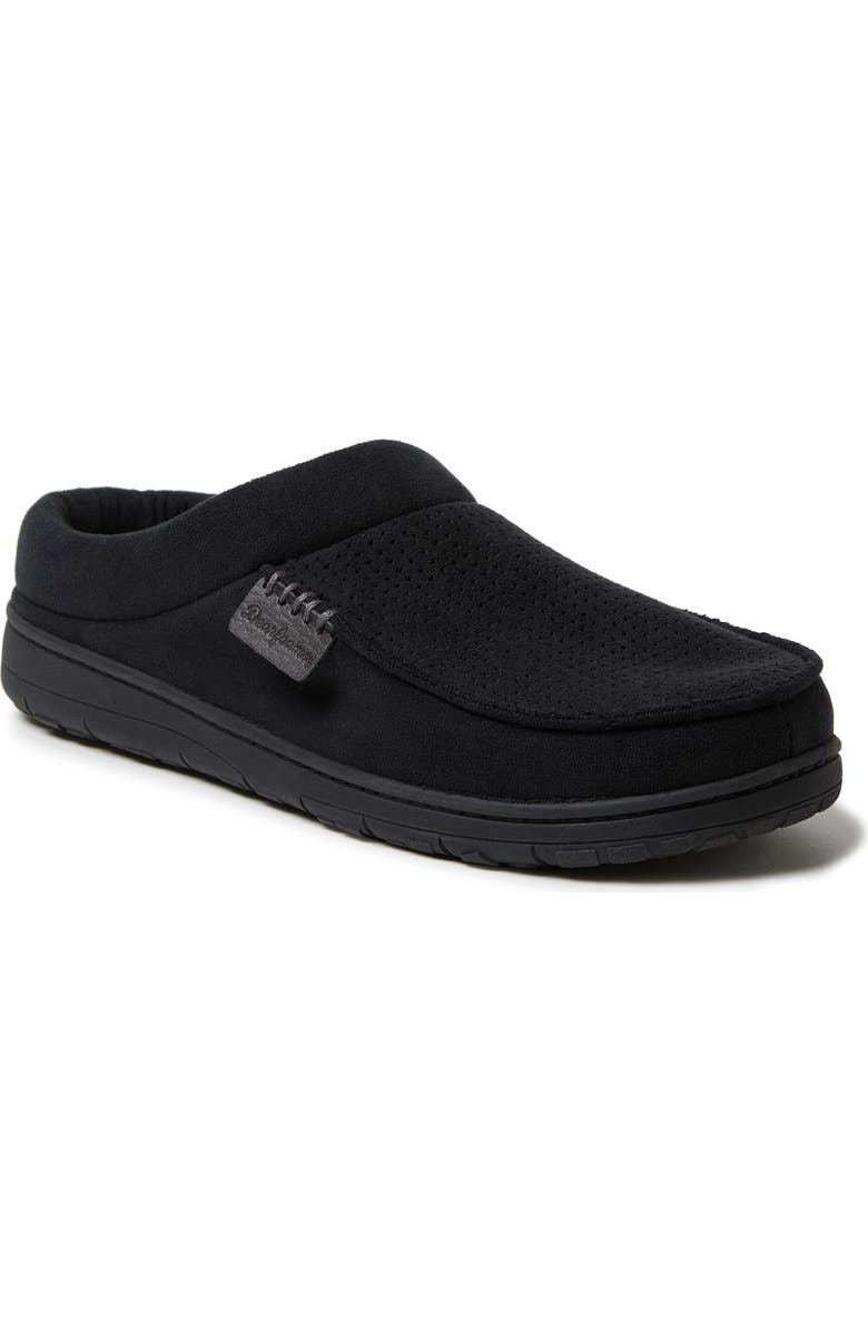DEARFOAMS Brendan Perforated Moccasin Toe Clog Slipper, Main, color,