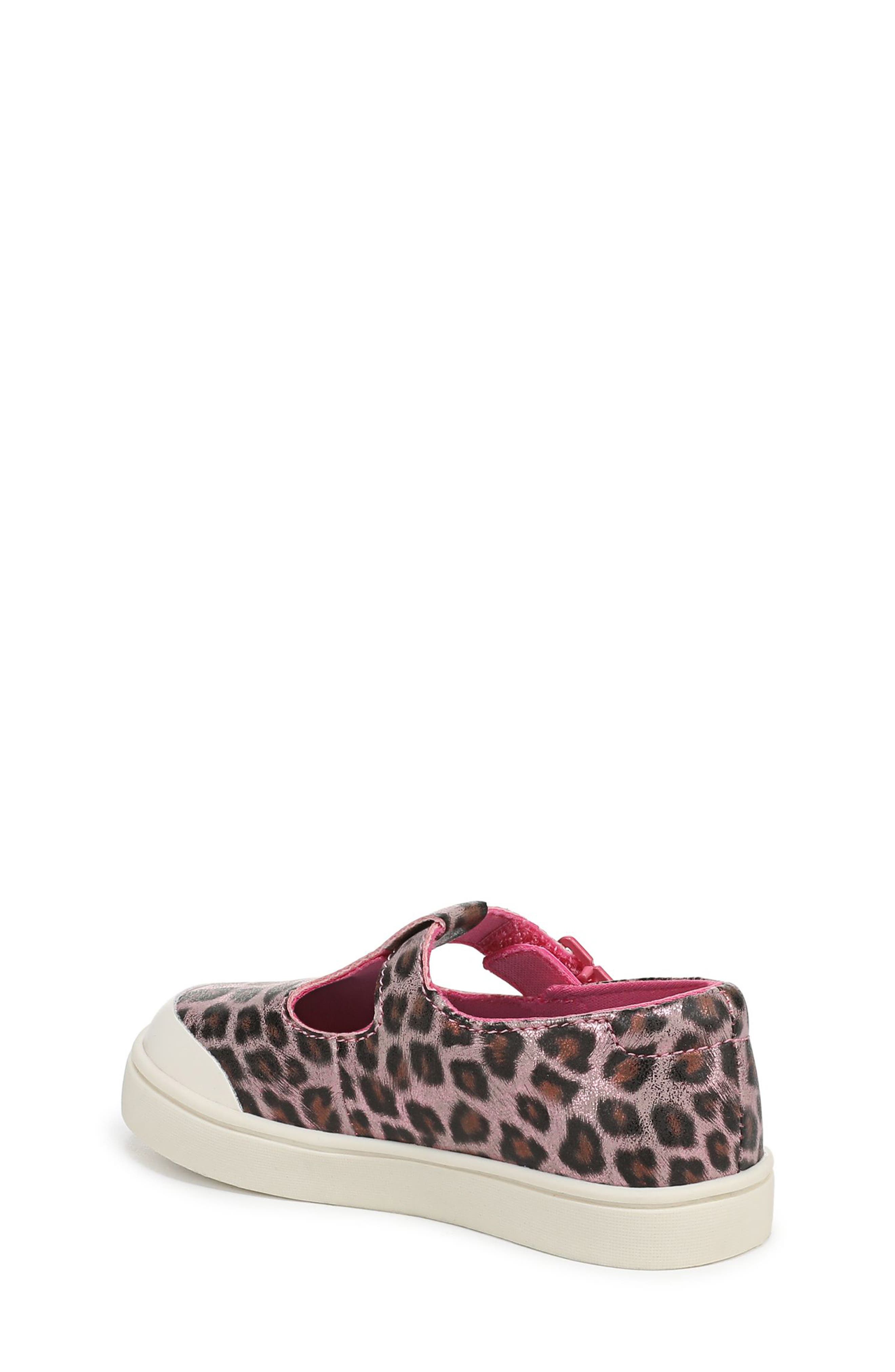 Dr. Scholl's Kids' Madison Mary Jane Sneaker, Alternate, color, Leopard/ Pink