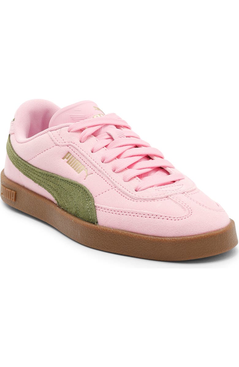 PUMA Club II Era Sneaker, Main, color, Pink Shimmer/ Olive Green