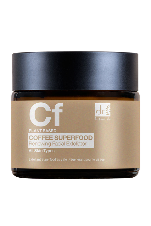 Coffee Superfood Renewing Facial Exfoliator 60ml for Acne & Blemishes, Large Pores