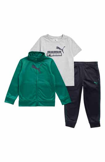 PUMA Kids' Tricot Track Jacket, T-Shirt & Joggers Set