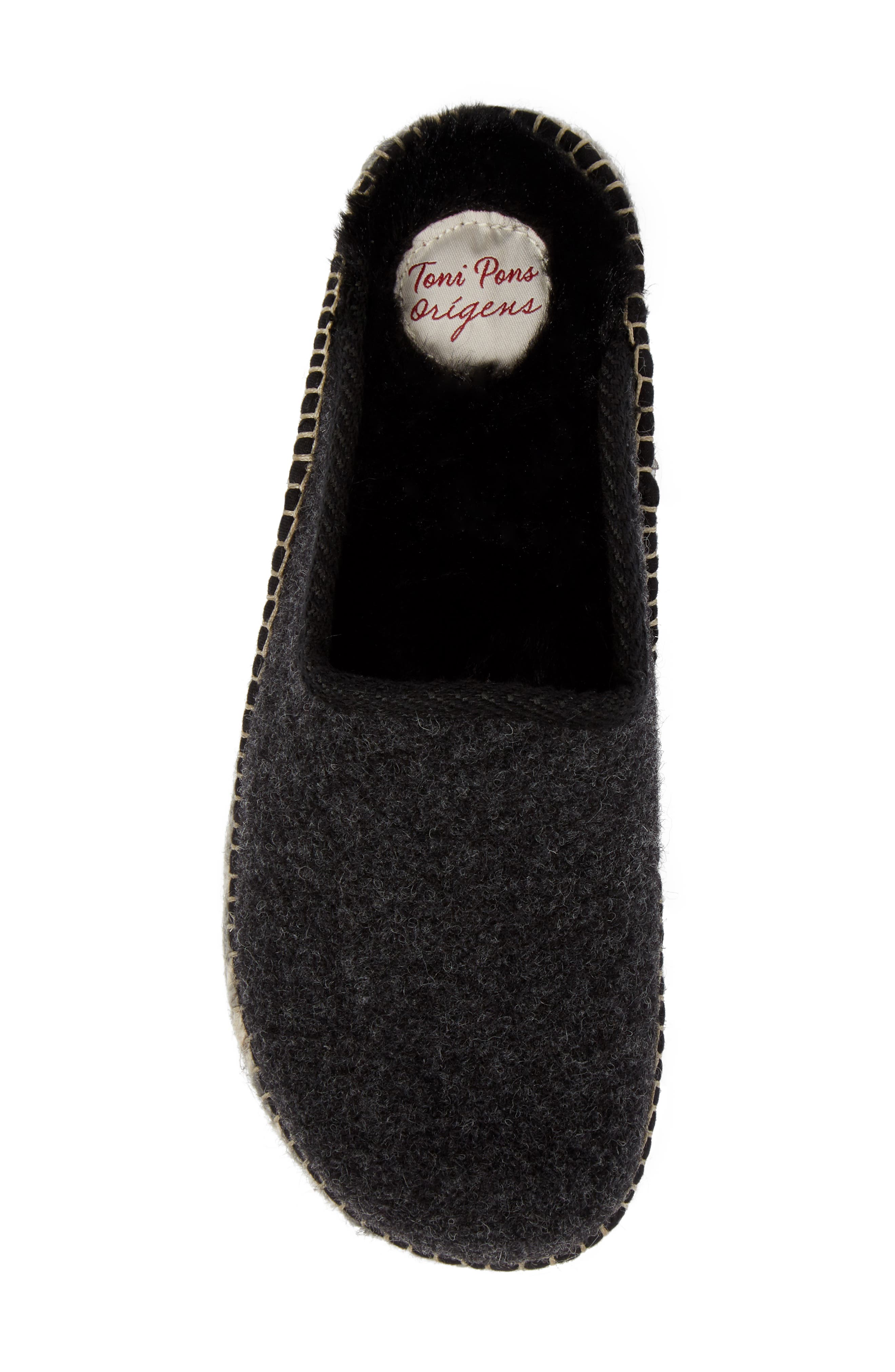 Toni Pons Mysen Faux Fur Lined Espadrille Slipper, Alternate, color, 