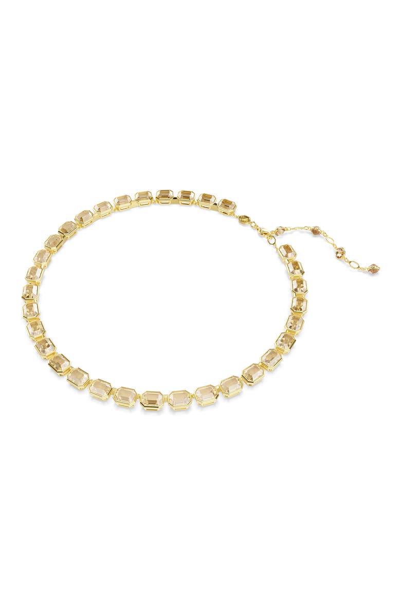 Millenia Crystal Collar Necklace, Alternate, color, GOLD/ MULTI