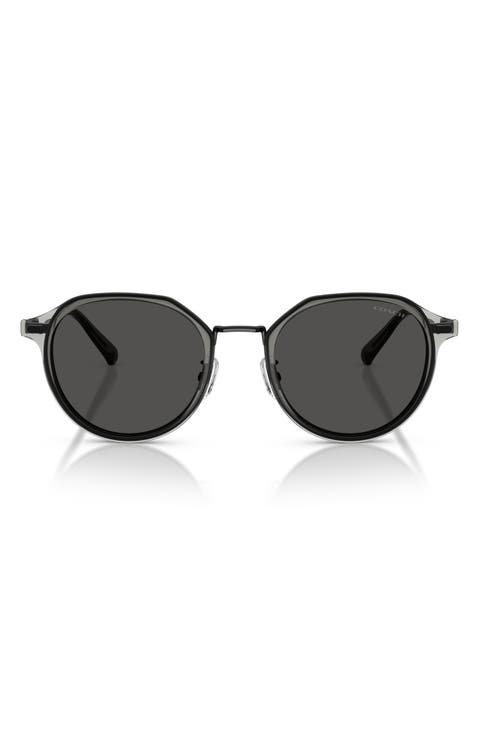 57mm Irregular Round Sunglasses