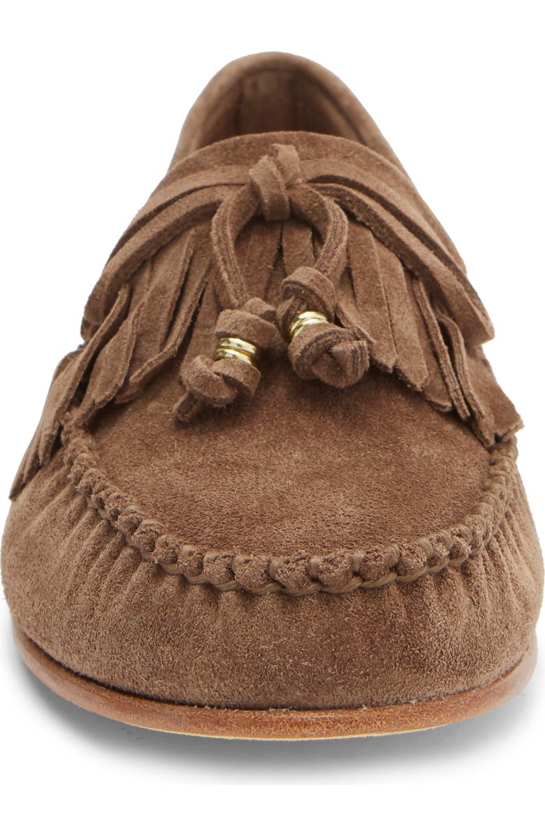 Freda Salvador Celeste Driving Loafer, Alternate, color, Sesame Suede