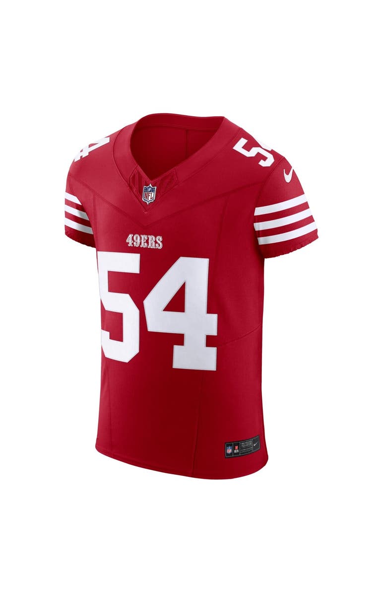 Nike Men's Nike Fred Warner Scarlet San Francisco 49ers  Vapor F.U.S.E. Elite Jersey, Alternate, color, Scarlet