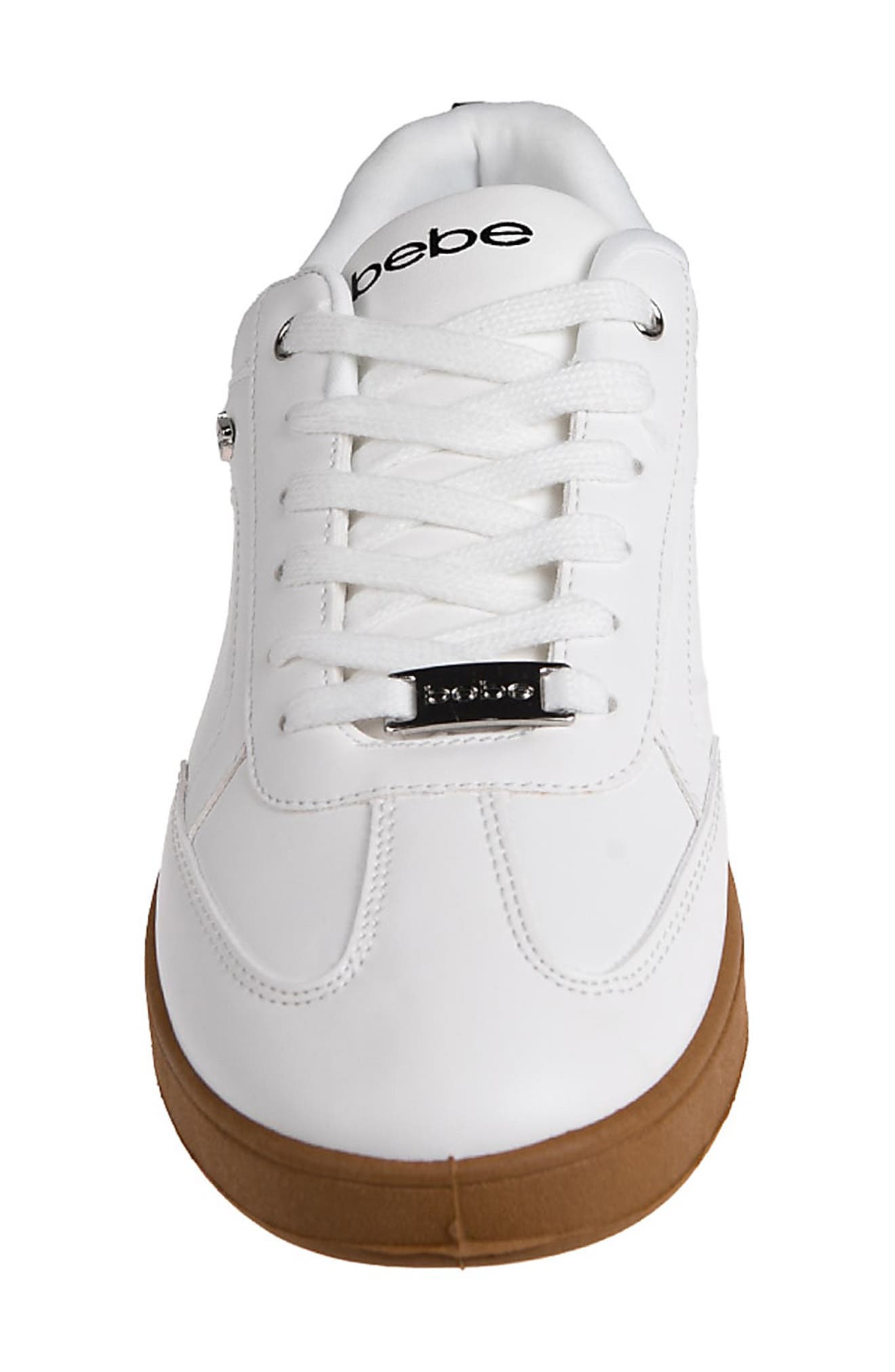 bebe Logo Sneaker, Alternate, color, 