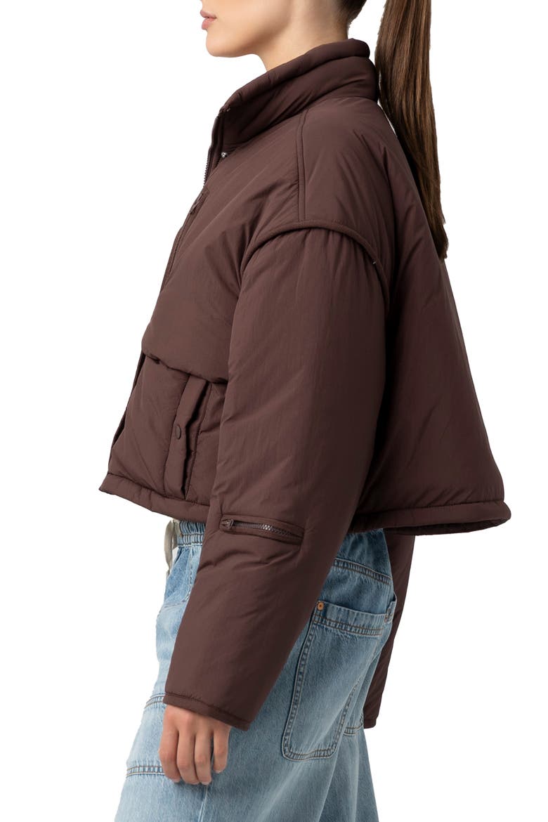 Insulated Crop Jacket, Alternate, color, WINNING STREAK