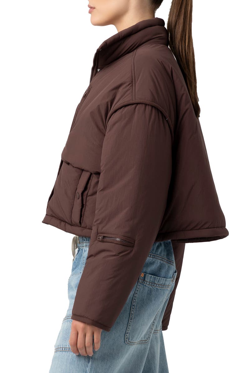BLANKNYC Insulated Crop Jacket, Alternate, color, Winning Streak