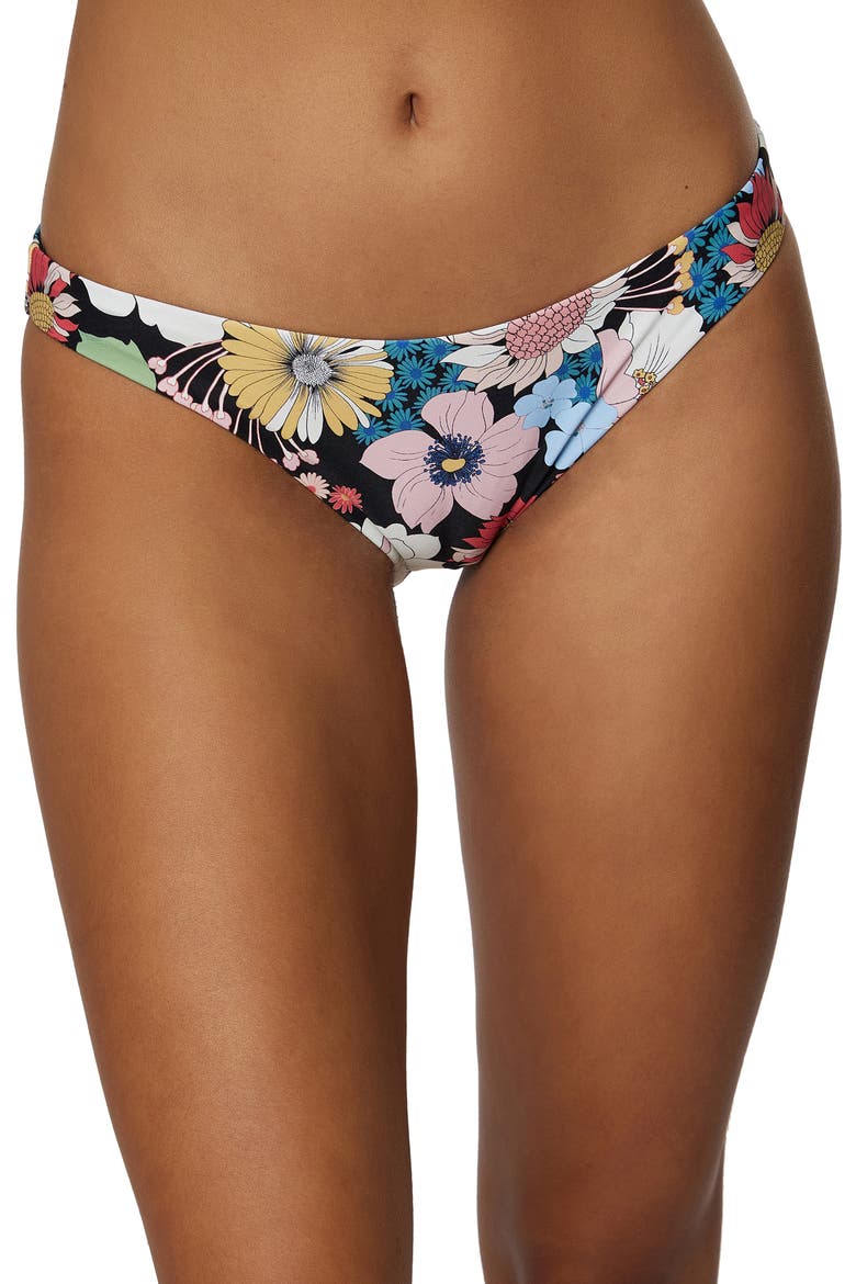 Twiggy Rockley Bikini Bottoms, Main, color, BLACK
