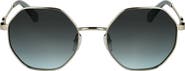 Longchamp Le Foulonné 52mm Gradient Round Sunglasses