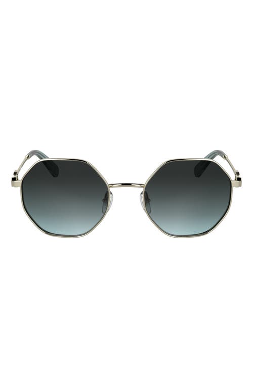 Longchamp Le Foulonné 52mm Gradient Round Sunglasses