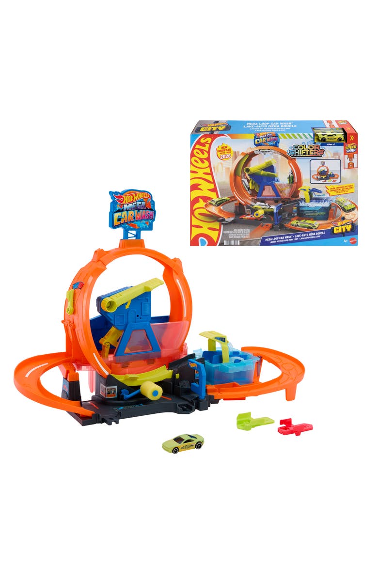 Mega Loop Car Wash Playset, Main, color, NONE