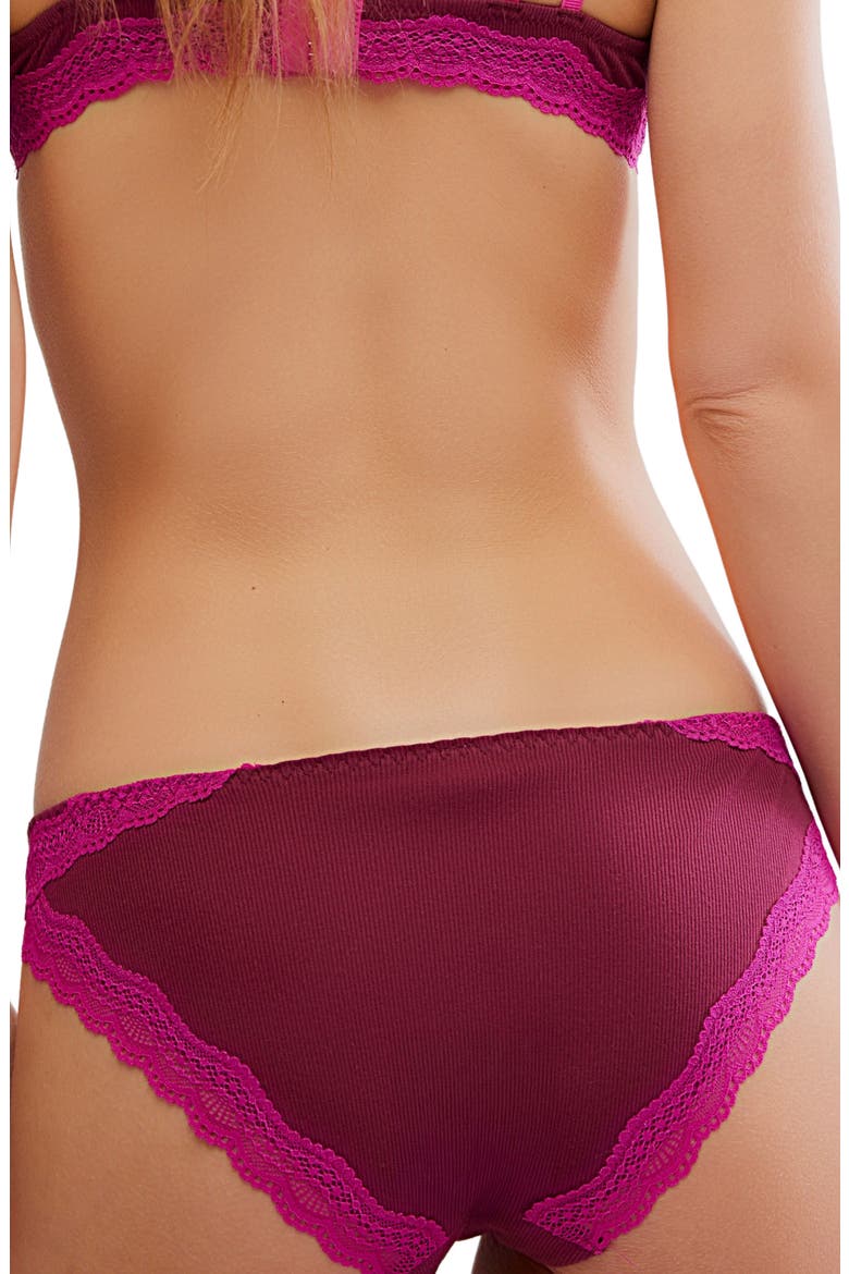 Intimately FP Oh My Darling Bikini Briefs, Alternate, color, RASPBERRY