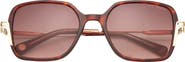 Ted Baker London 55mm Square Sunglasses