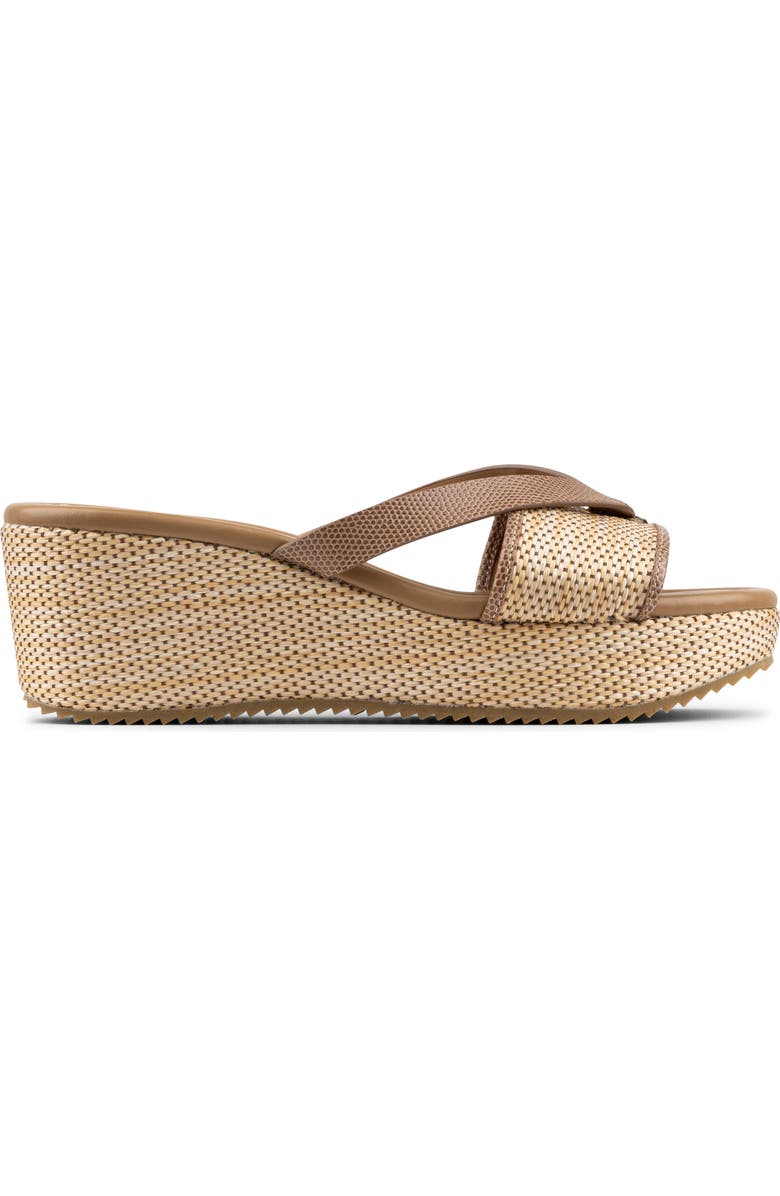 Donald Pliner Sotira Platform Wedge Sandal, Alternate, color, Tobacco
